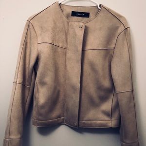 Zara Faux Suede Jacket